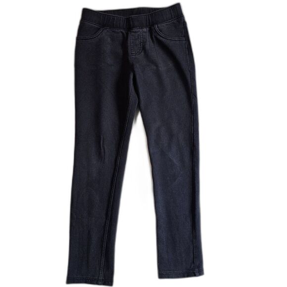 Jumping Beans Black Cotton Pull-On Legging Type Girls Pants sz 6 - Picture 1 of 7